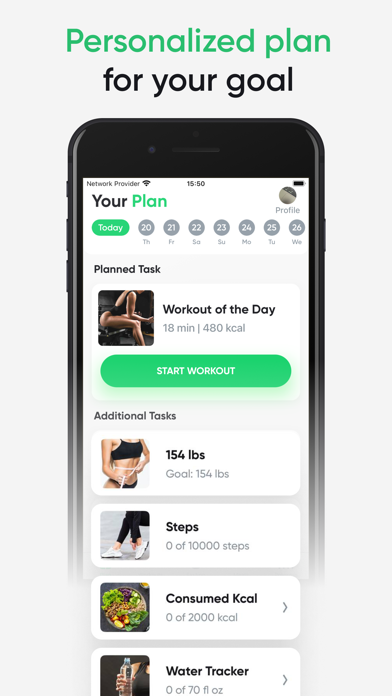 Fit4Me: Workout & Weight Loss Screenshot