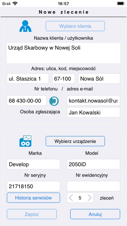 Menadżer Serwisu Mobile screenshot-4