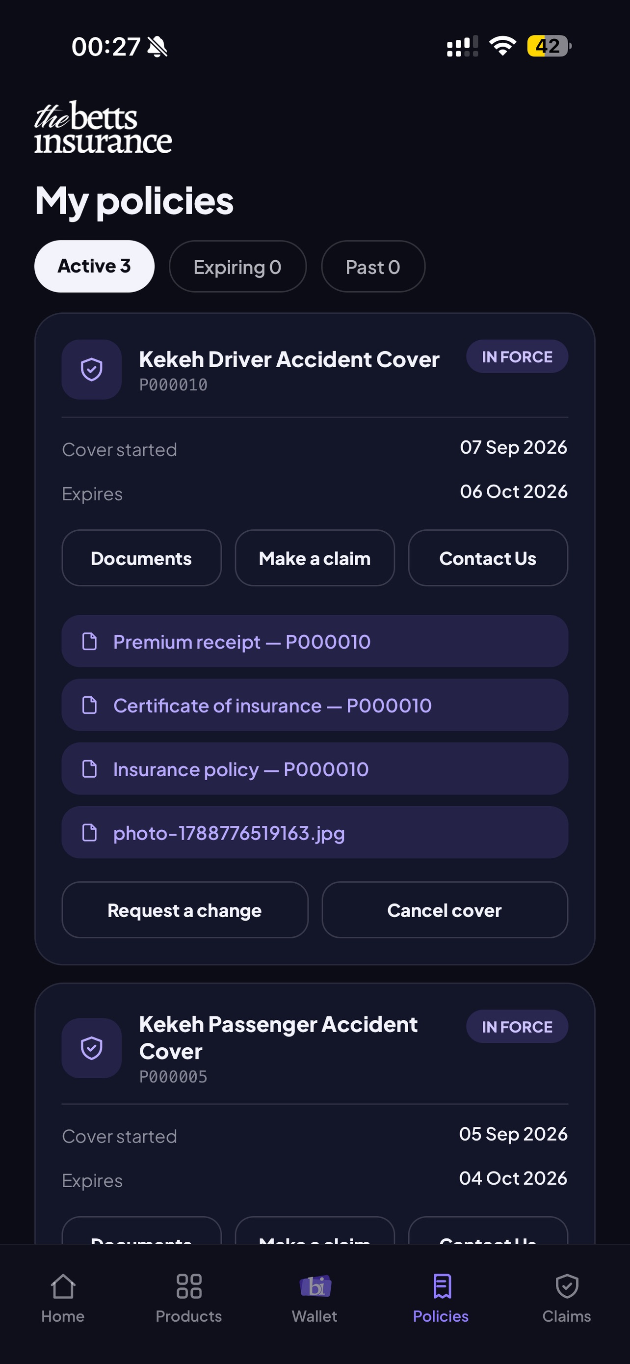 Screenshot 5 of Betts Insure