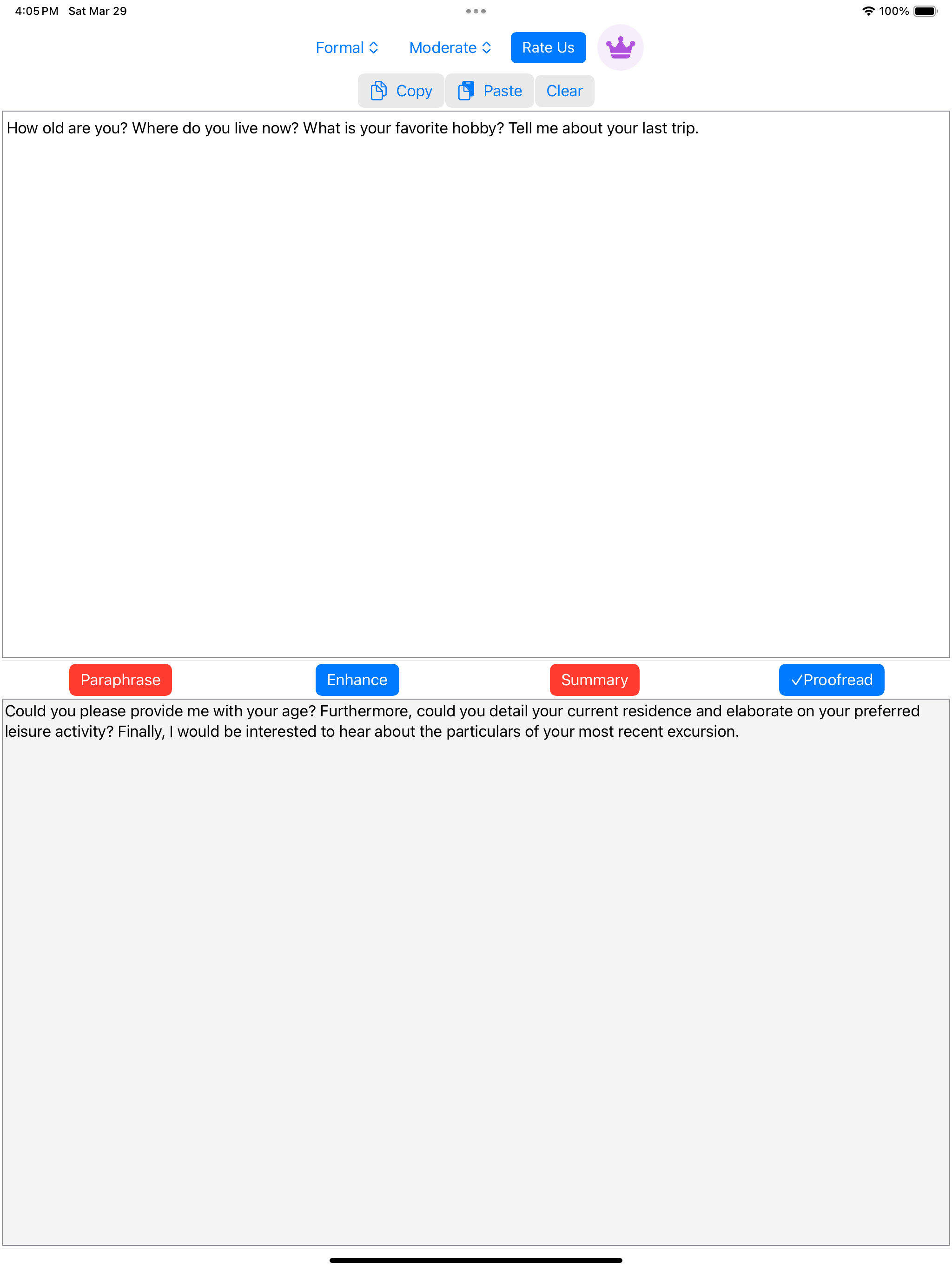AI Writer: Paraphrase & Reword screenshot 8