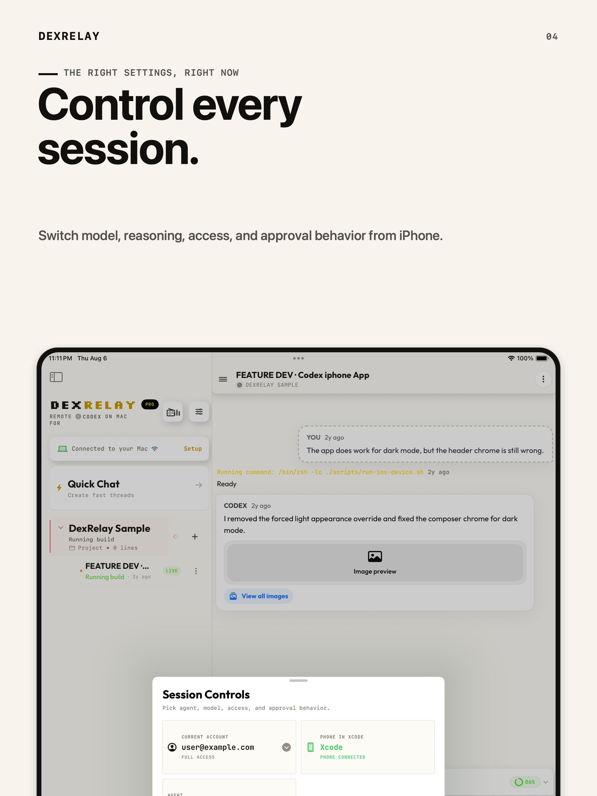 DexRelay: Claude Code & Codex screenshot 10