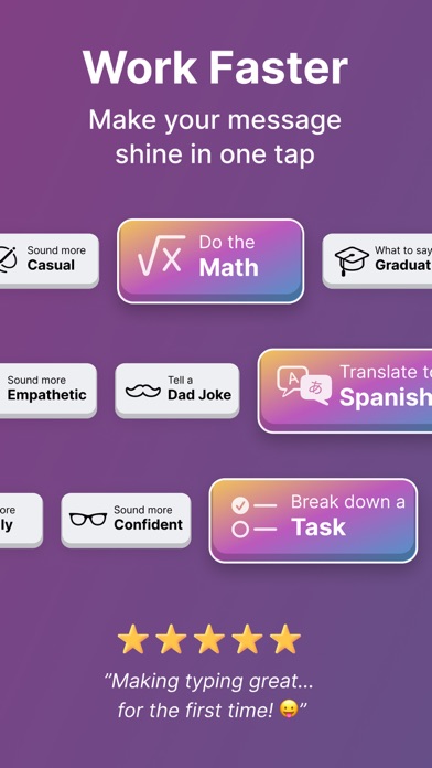 Smart Keys: AI Writing Tools Screenshot