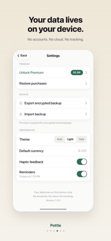 Pottle: Savings Goal Tracker Screenshot 4 of 6