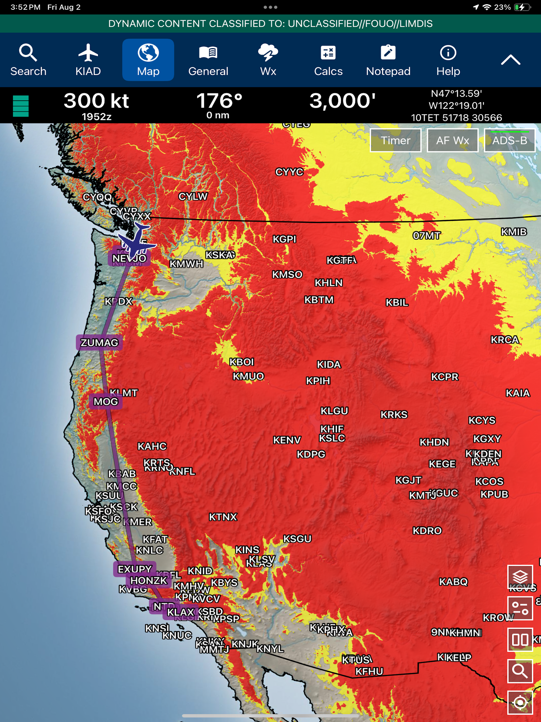 Aero App screenshot 2