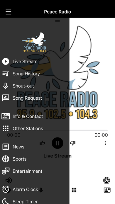 WLSI Peace Radio Screenshot