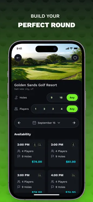 Backswing: Book Golf Tee Times screenshot 4