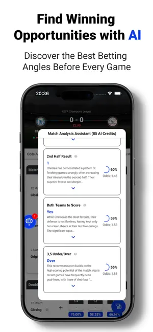 Odds Analysis: Soccer AI screenshot 1