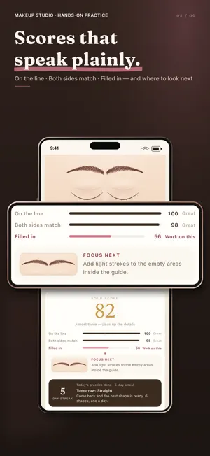 Makeup: Eyebrow Practice screenshot 2