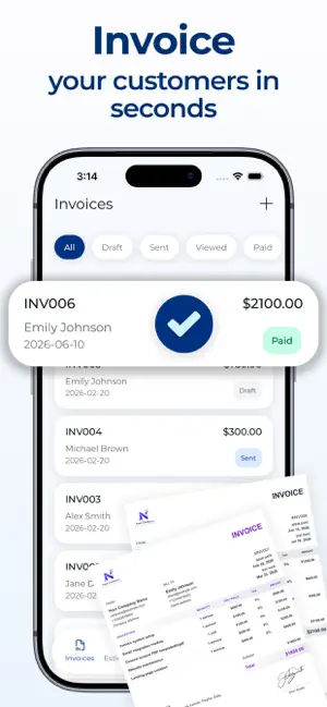 Invoice Maker: Simple Template screenshot 1