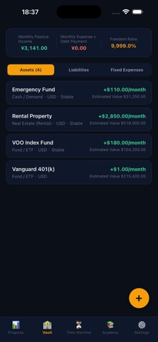 Project Escape: FIRE Tracker screenshot