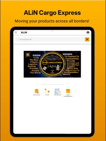 Alin Cargo Express iPad screenshot 1