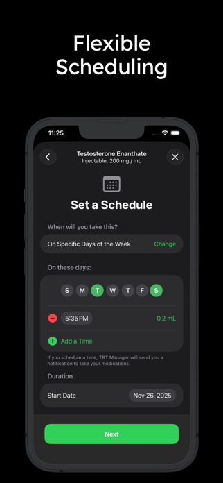 TRT Tracker: Testosterone Log Screenshot 4 of 6