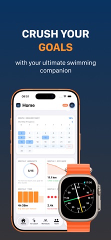 Swimio: Swim Coach & Tracker screenshot