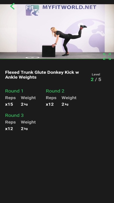 MyFitWorld Screenshot