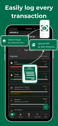 mBooks.ai - AI Expense Tracker screenshot