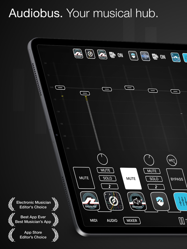 Audiobus: Mixer for Music Apps תמונות מסך