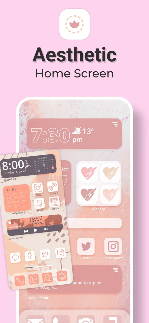 Screenshot #3 pour Custom Widgets - Icon Pack