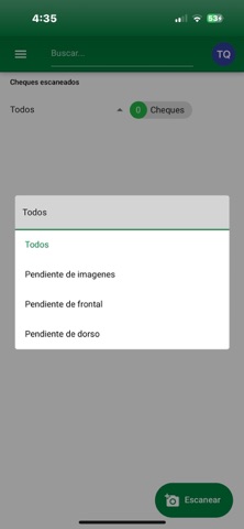 Cheques - Caja Banrural screenshot