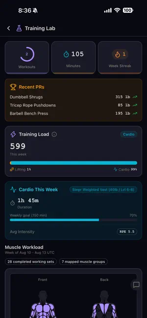 OpenTrainer: Workout Tracker screenshot 2