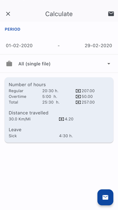 Timesheet - Access anywhere Screenshot