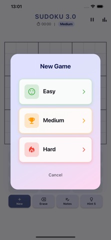 Sudoku 3.0 screenshot