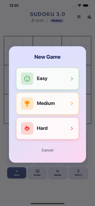 Sudoku 3.0 Screenshot 2 of 3