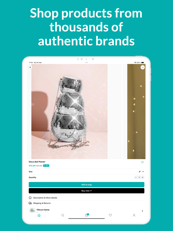 BUDDY: Discount Shopping Hub iPad screenshot 2 - Shopping app