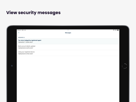 Australian Taxation Office iPad screenshot 7