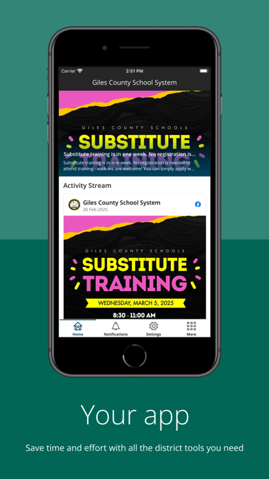 Giles County School System app screenshot