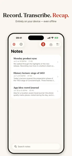 Ferman: AI Voice Notes screenshot 2