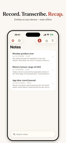 Ferman: AI Voice Notes Screenshot 2 of 7