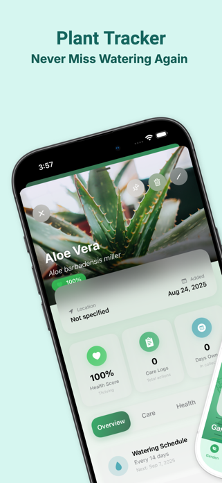 Plant Care Tracker - AquaBloom Screenshot 1 of 8