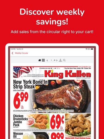 King Kullen iPad screenshot