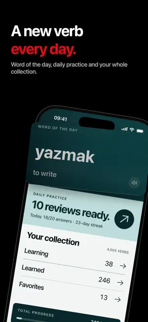 Turkish Verbs: Learn & Test screenshot 2