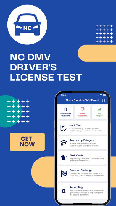 NC DMV Driver's License Test Screenshot