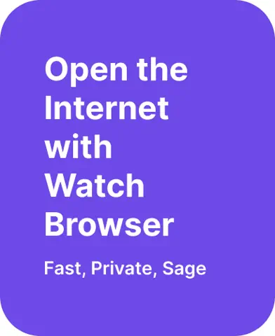 Watch Web Browser for Google screenshot 1