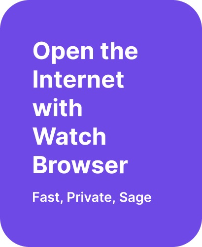 Watch Web Browser for Google watch screenshot 1