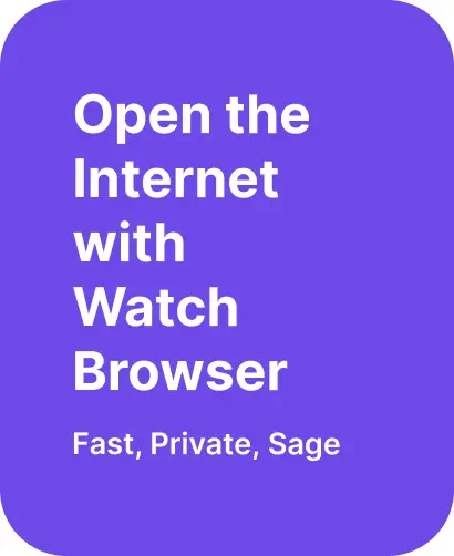 Watch Web Browser For Google iPhone Ekran Görüntüsü 1