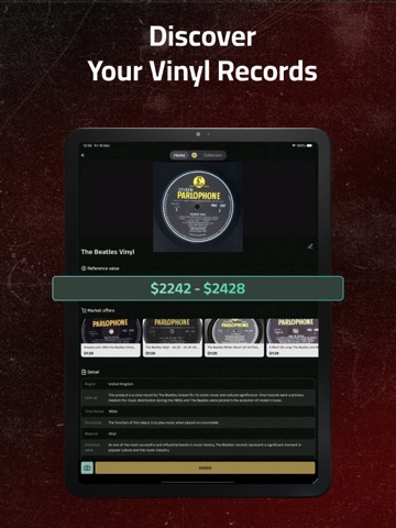 VinylScan: Snap & Value Record iPad screenshot