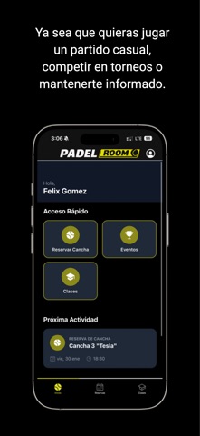 Padel Room iPhone screenshot