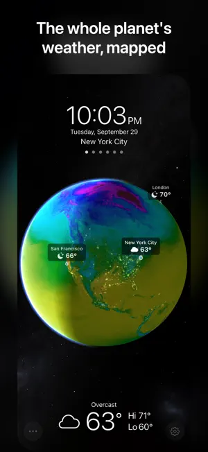 Living Earth - Clock & Weather screenshot 4