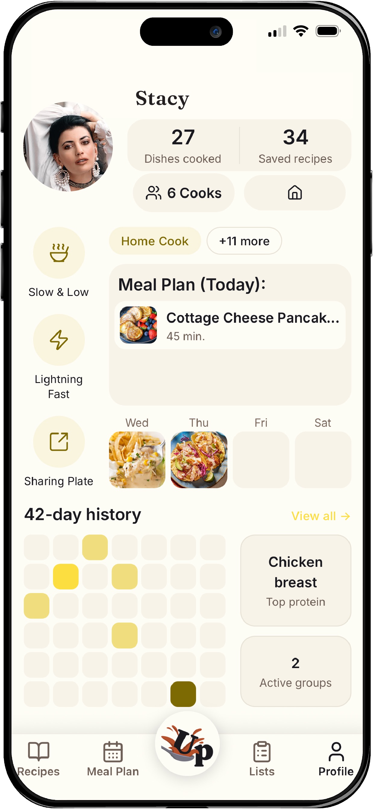 Screenshot 1 of Dishup - The Recipe App