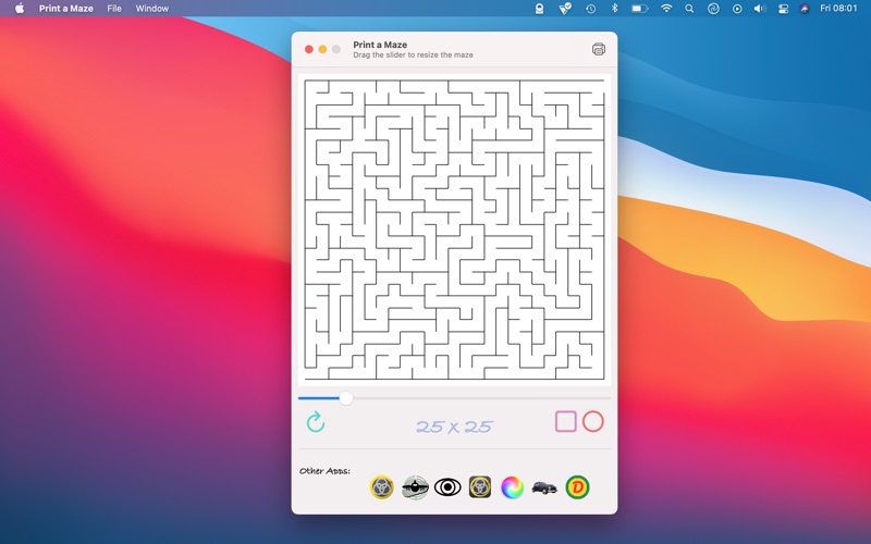 Screenshot #1 pour Print a Maze