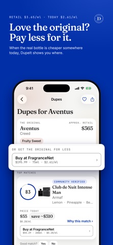 Dupe It : Perfume Dupe Finder screenshot 2