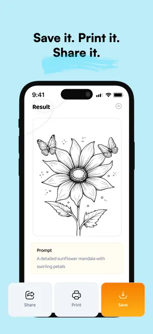 AI Coloring Book Maker : Kiki screenshot 3