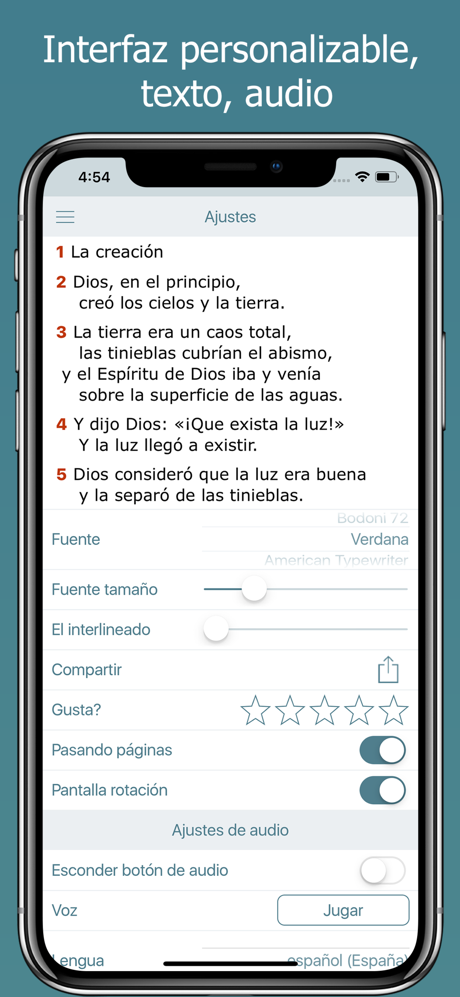 La Biblia NVI - Bible en Audio screenshot 4