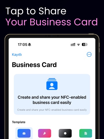 NFC Reader Scanner Tool iPad screenshot