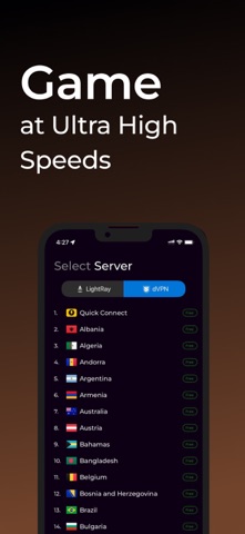 AI V2RayNG VPN - LightRay iPhone screenshot