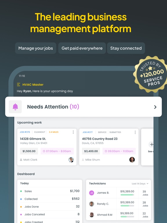 Screenshot #4 pour Workiz Field Service Software