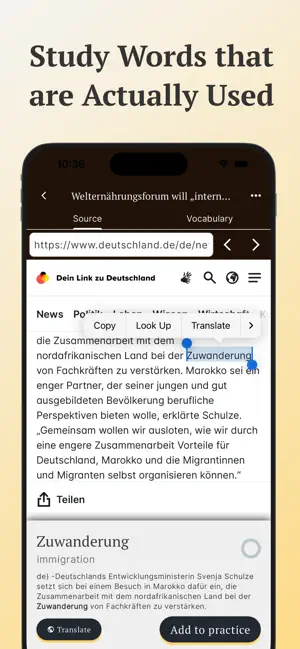 Vocabuo: Vokabeln lernen iPhone screenshot 6